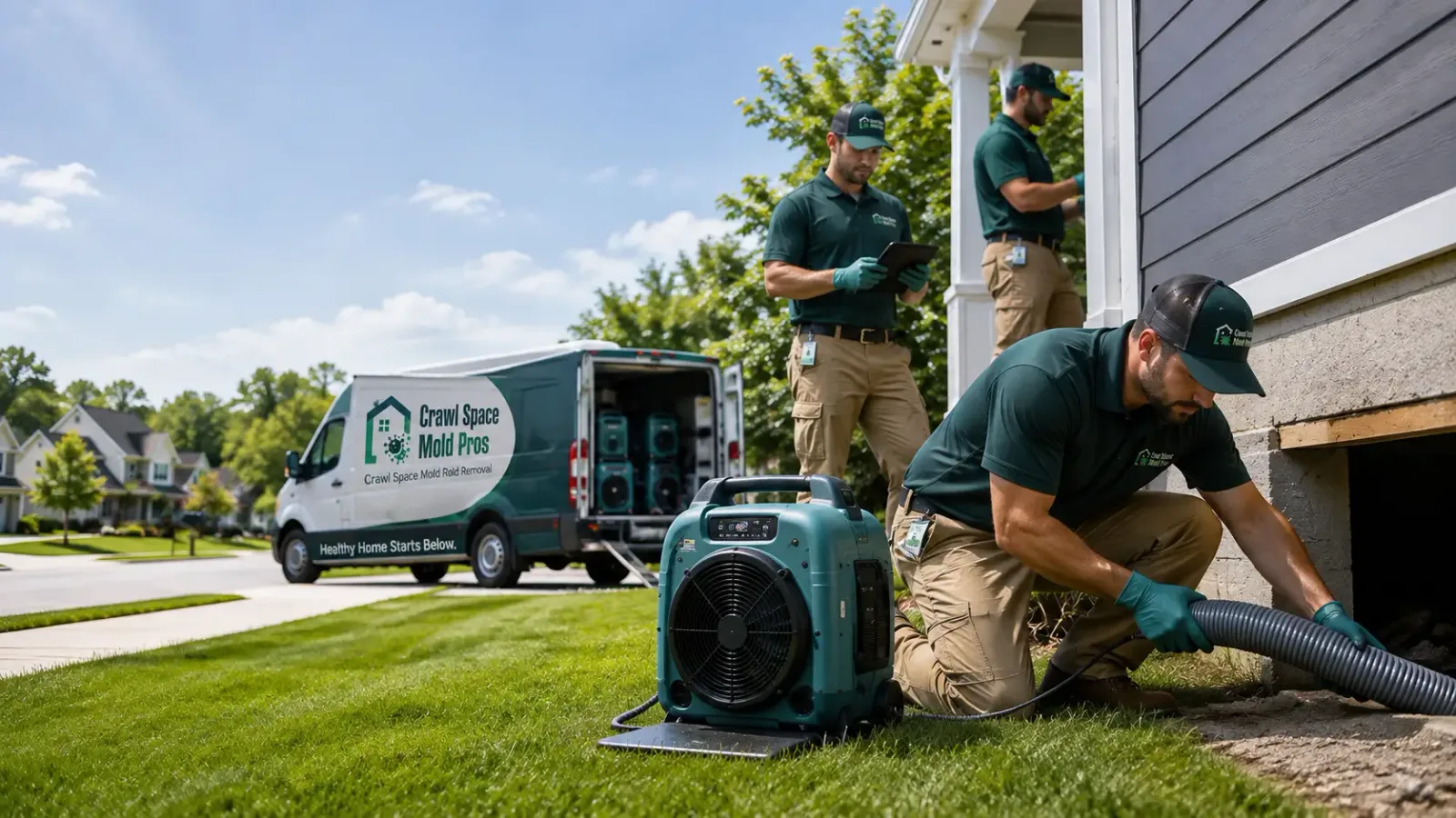 Crawl Space Mold Removal in Pinesdale, MT